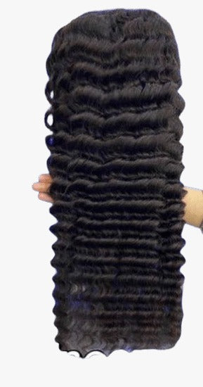 HD Lace front Human Hair Wigs for Black Women 10A Pineapple Deep wave wig wet wavy Human Hair 100% Unprocecessed
