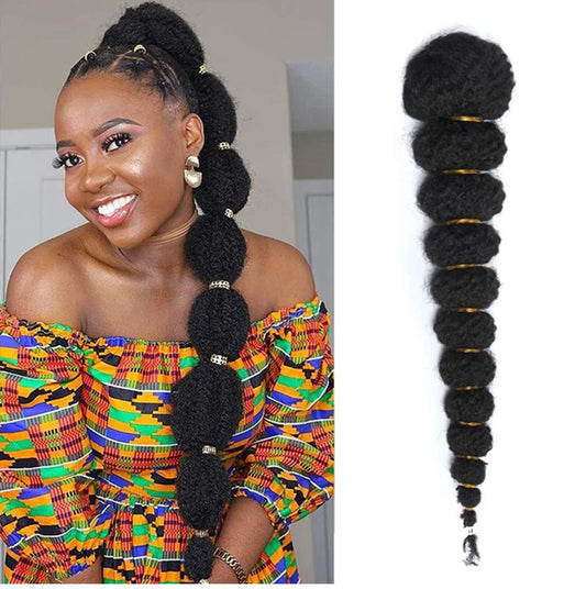 18 inches Kinky curly synthetic Drawstring Ponytail African American Wrap, Drawstring Afro puff Ponytail Hair