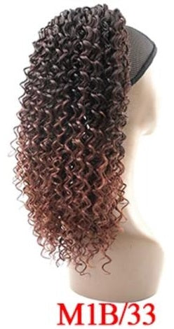 Curly Ponytail Afro Kinky Curly Drawstring Ponytail Synthetic Hair Extension Clip in Hair Pieces wig Ponytail