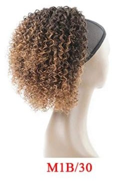 8-inch Afro Kinky Curly ponytail synthetic Hair for Women Wrap-Around Drawstring ponytail