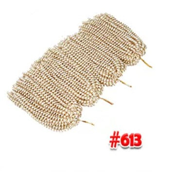 (3 pack) 8inch 110g 30strands/pc Fluffy Spring Twist Crochet Hair Braiding